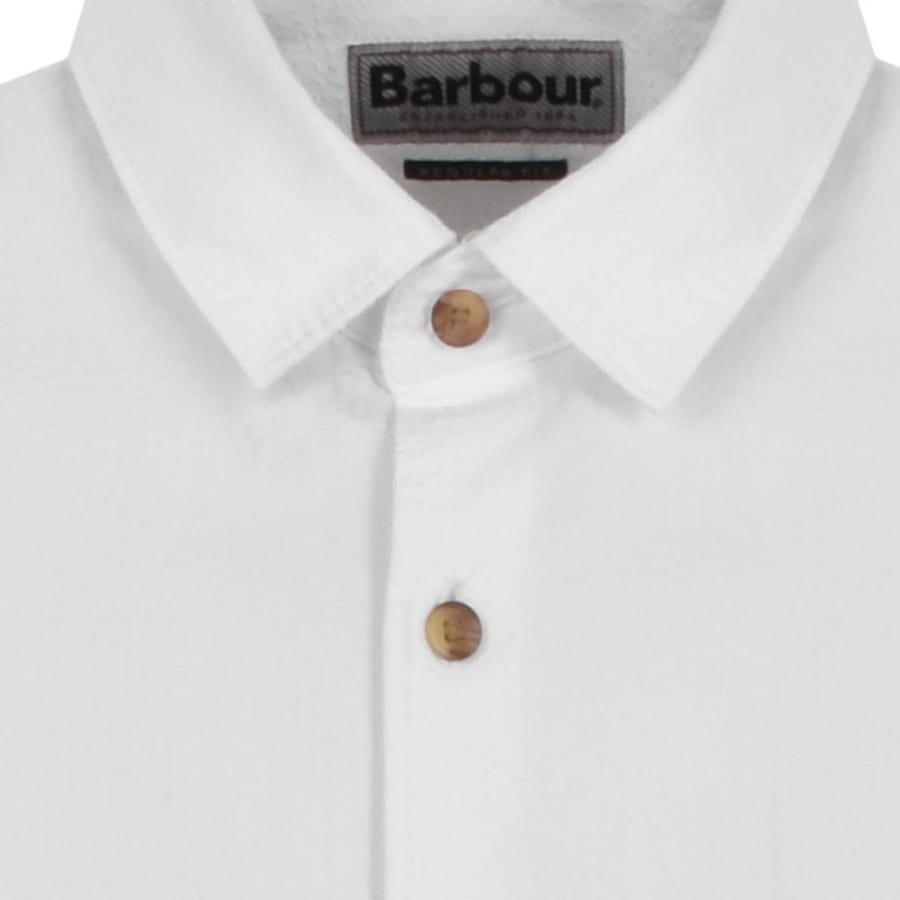 Barbour Thermond Seersucker Shirt White Mainline Menswear Canada
